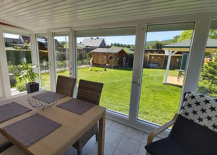 Zur Lehns Mit Garten Am Harz Lägenhet